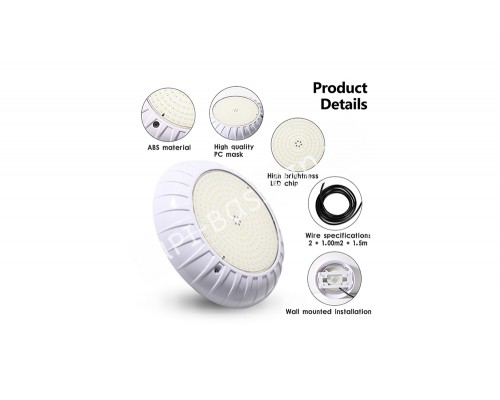 Прожектор накладной (25Вт/12В) LED Warm white Tadpole JKD-YC220-AP