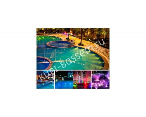 Прожектор (35Вт/12В) (универсал.) LED RGB с пультом Tadpole JKD-QR290-A