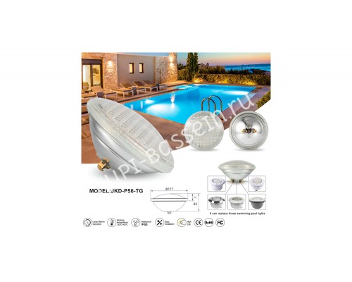 Лампа PAR56 (35Вт/12В) LED Warm white Tadpole JKD-P56-TG