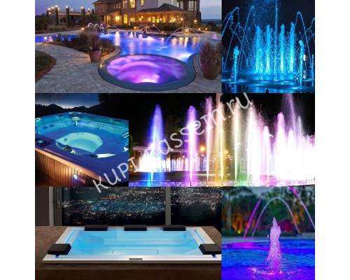 Прожектор компактный светодиодный Aquaviva LED028 99LED (6 Вт) RGB для бассейна Прожектор компактный светодиодный Aquaviva LED028 99LED (6 Вт) RGB для бассейна