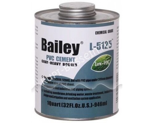 Клей L-5125 (946 мл) Bailey для ПВХ труб для промышленности Клей L-5125 (946 мл) Bailey для ПВХ труб для промышленности