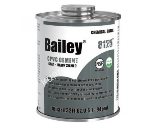 Клей L-8125 (946ml) Bailey для ХПВХ труб Клей L-8125 (946ml) Bailey для ХПВХ труб