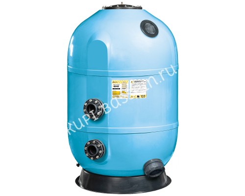 Фильтр AquaViva HS1400 (77 м³/ч, 1400 мм, 2780 кг, 110 мм, 2,5Бар, 1.2 м засыпка) + люк д/выгрузки и смотровое стекло