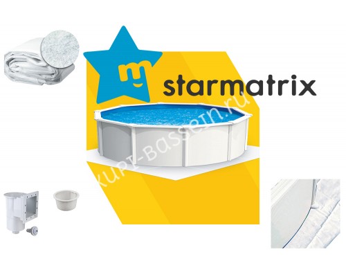 Бассейн Premium круг (3.6x1.3) Starmatrix SP3613BW  wood