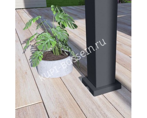 Пергола Aquaviva Лайт Отдельностоящая - 4X3 RAL 7015 (Антрацит)