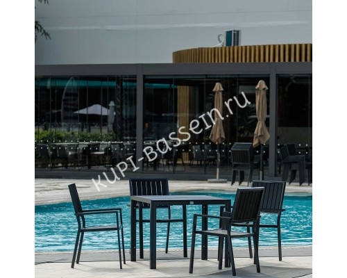 Набор уличной столовой мебели Aquaviva Симпл