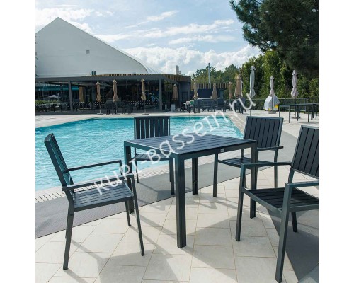 Набор уличной столовой мебели Aquaviva Симпл