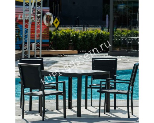 ​Набор уличной столовой мебели Aquaviva Софт (4 стула, стол)
