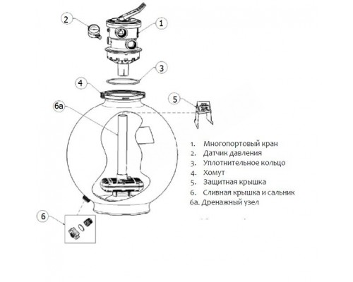 Фильтр Hayward SwimPro VL240T (D600)