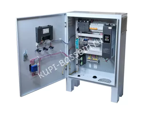 Уф установка AquaViva AVMUV 200 , до 200м3, DN200, 2*2КВтАвтоочист, UV дат. , t дат.,сенс.дисп