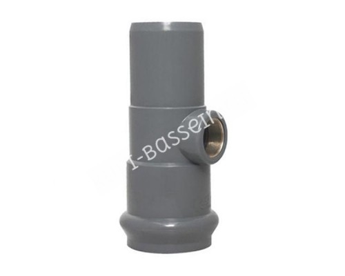 Тройник 90° ПВХ Aquaviva раструбный с резьбовым выходом 160/2 для бассейна