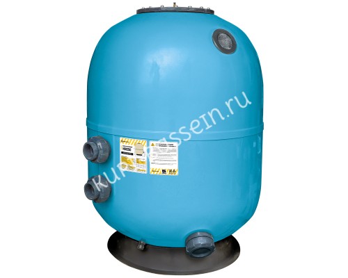 Фильтр AquaViva HS1250 (62м³/ч, 1250 мм, 2240 кг, 90 мм, 2,5Бар,1.2м засыпка)+люк д/выгрузки и см/окно