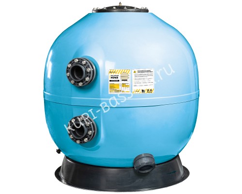 Фильтр AquaViva MS1400 (77м?/ч, 1400 мм, 2340 кг, 110 мм, 2,5 Бар,1м засыпка)+люк д/выгрузки