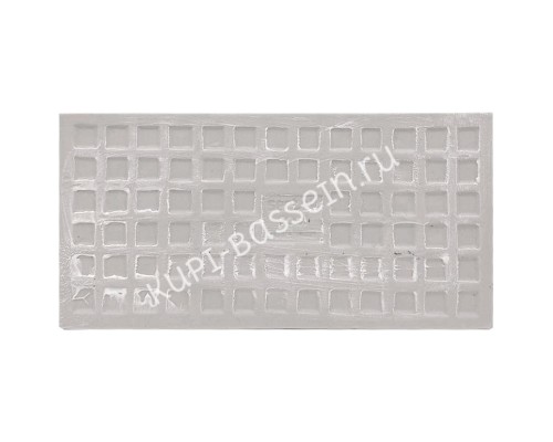 Плитка фарфоровая противоскользящая SertekPool 244х119 белая (ковентри)