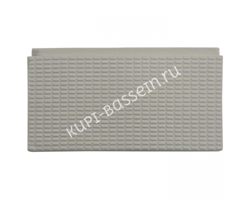 Профиль противоскользящий для переливной решетки SertekPool 12.5х25 белый