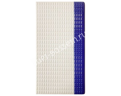 Противоскользящая плитка без покрытия с закруглением по длине SertekPool 244х119 мм (кобальт)