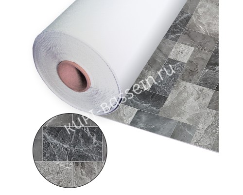 Лайнер камень Aquaviva Touch Vintage Stone Granite 1,65x20,2m (33.33м.кв)
