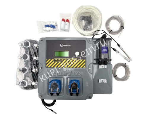 Система перистальтических насосов AquaViva PH+RX 2,2л/ч с изм. ячейкой + набор PH+RX
