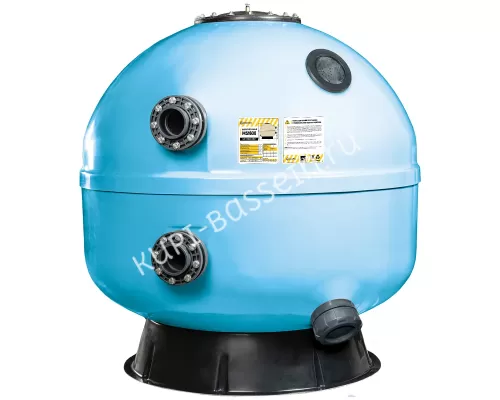 Фильтр озон. AquaViva HS1600 (1600мм, 160мм, 2,5Бар,1,5м засыпка)+люк д/выгрузки и см/окно