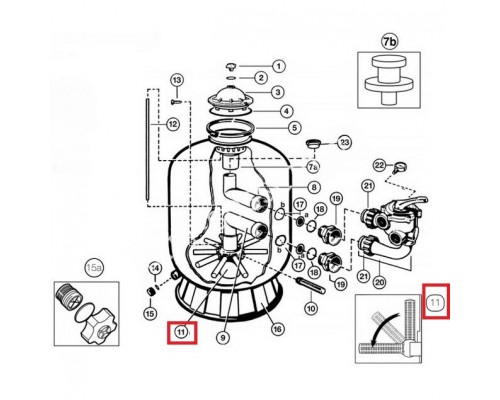 Коллектор фильтра Hayward S0360SXE