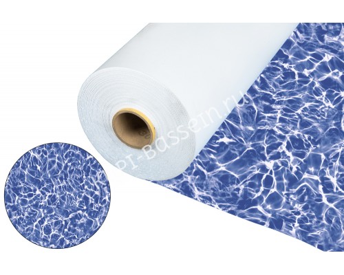 Пленка для отделки бассейнов синий мрамор Dark Blue Marble FXT009 2х25 (50 кв.м)