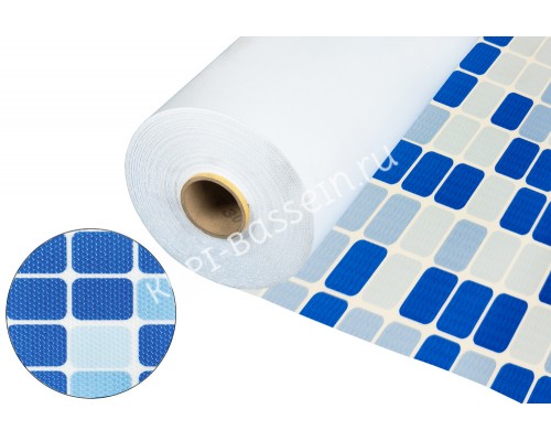 Пленка-мозаика для отделки бассейнов ребристая Mosaic ш.2 м FXT007