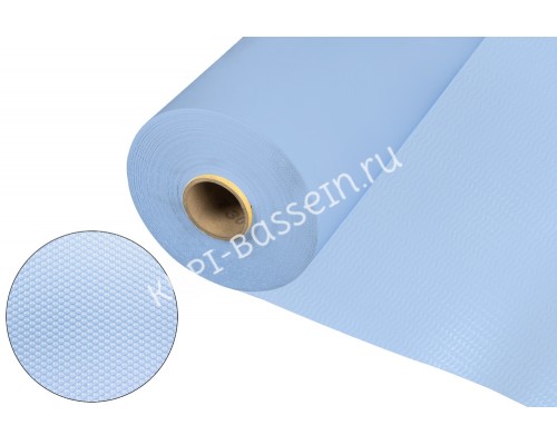 Пленка для отделки бассейнов голубая ребристая Sky Blue ш.2 м FXT005SB