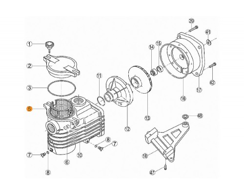 Фильтр грубой очистки насоса OK Kripsol ROK 050.A/RBH0003.01R/RPUM0005.01R