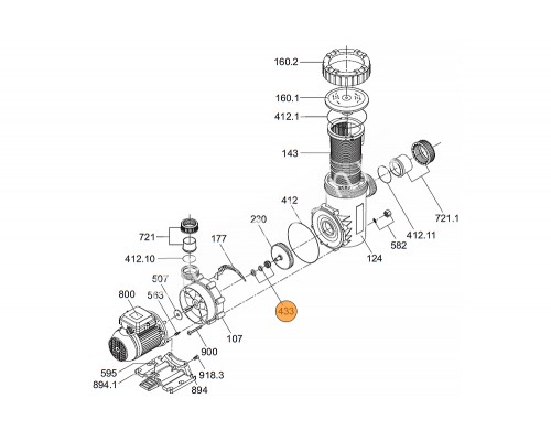 Сальник  насосов Aqua Maxi,Aqua Plus Aquatechnix 2920.143.310/2920.143.315/2920143320/2920143322