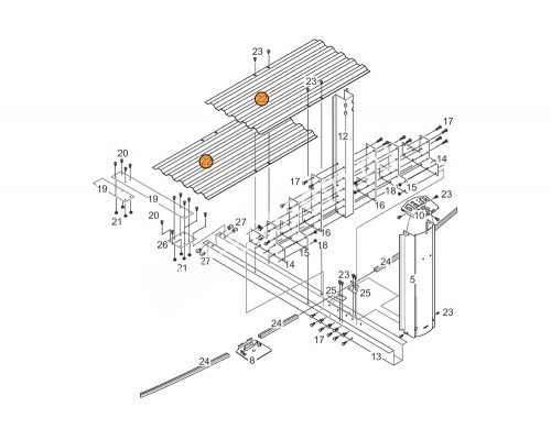 Пластина удерживающая бассейна (Гибралтар)1320166