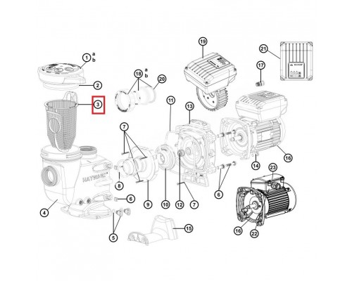 Корзина префильтра для насоса MaxFlo II (SPX2700M)