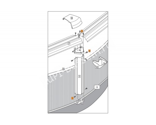 Комплект для монтажа б-на Эсприт-Биг (1184300)