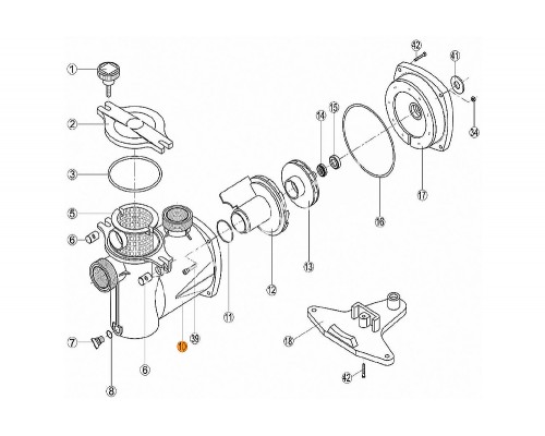 Корпус насоса NK Kripsol RNK 100.A/RBH0010.00R/RPUM0010.00R