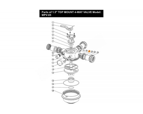 Ниппель муфты разъемной 6-ти поз. вентиля 1 1/2' '  Emaux (01051013/01013015)