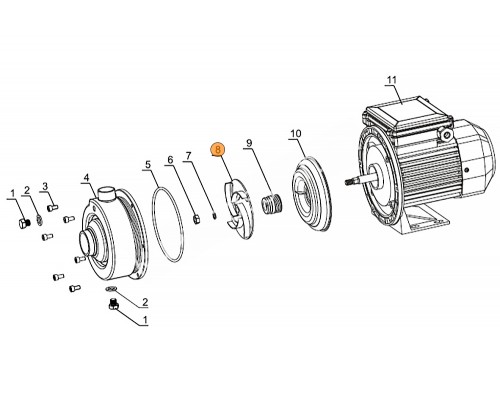 Заглушка насоса DWK  Mayer Schwimmbad LX A29010001