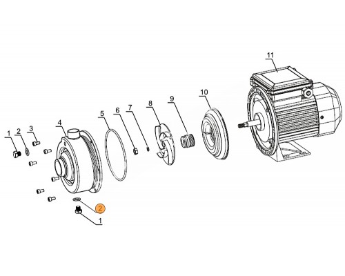 Заглушка насоса DWK  Mayer Schwimmbad LX A29010001