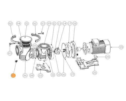 Рабочее колесо насоса APS 5.5HP Emaux 420366716