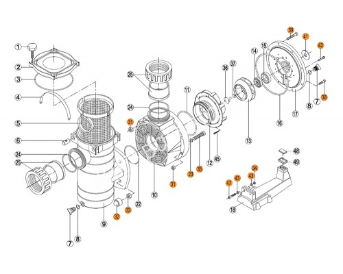 Комплект винтов насосов серии KAN Kripsol RPUM3942.05R