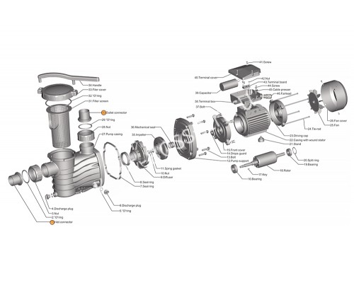 Втулка муфты d50 насоса HFC 03 Happy Pump