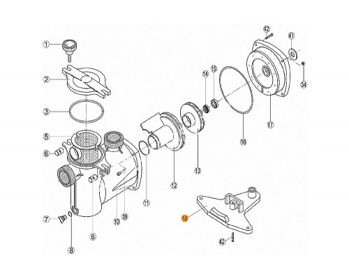 Подставка насоса NK Kripsol RNK 180.A/RBH0009.00R