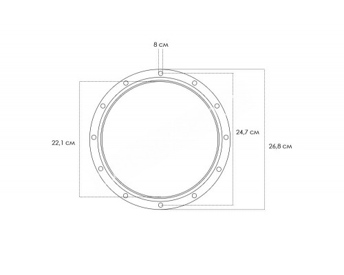 Прокладка-кольцо фланца бочки фильтра Emaux V700-V1400, S700(B), S900 FT-03-W-10/02011126
