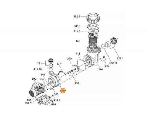 Корпус  Aqua Maxi  Aquatechnix (2901.110.705)