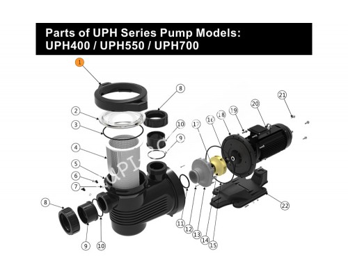 Аппарат направления насоса UPH Emaux 420218561
