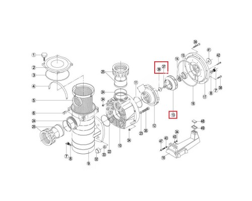 Крыльчатка насоса Kripsol серии KAN/KT/BCP