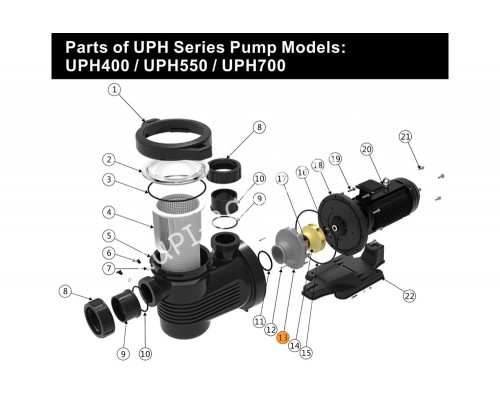 Фильтр грубой очистки насоса UPH/APS550/750 Emaux 420236559