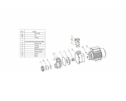 Втулка муфты d50 насоса Mayer Schwimmbad LX A26170017