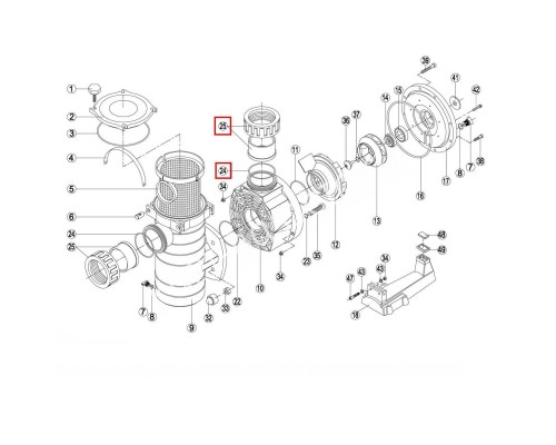 Уплотнительная резинка для насосов KAN Kripsol BC/BCP500-1250/BCG/BCPG (RBH0015.02R) Уплотнительная резинка для насосов KAN Kripsol BC/BCP500-1250/BCG/BCPG (RBH0015.02R)