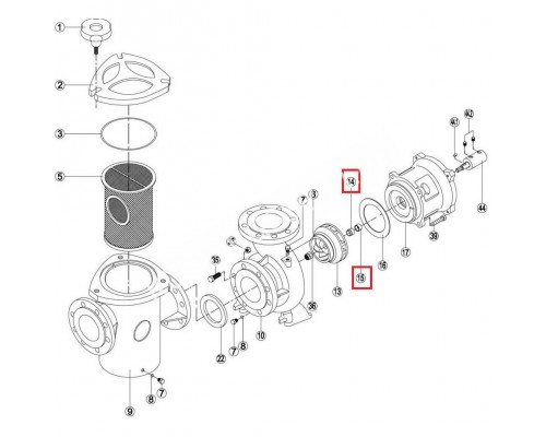 Сальник для насоса Kripsol KRF (RKR 200)