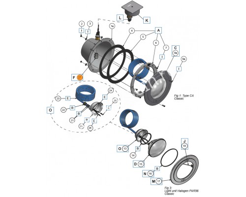 Муфта М20x15 для герметизации кабеля прожектора Pahlen 122727/633309