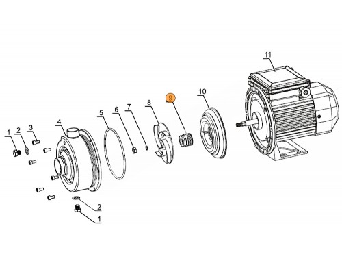 Сальник (компл.) насоса DWK150-400 Mayer Schwimmbad LX F01190055